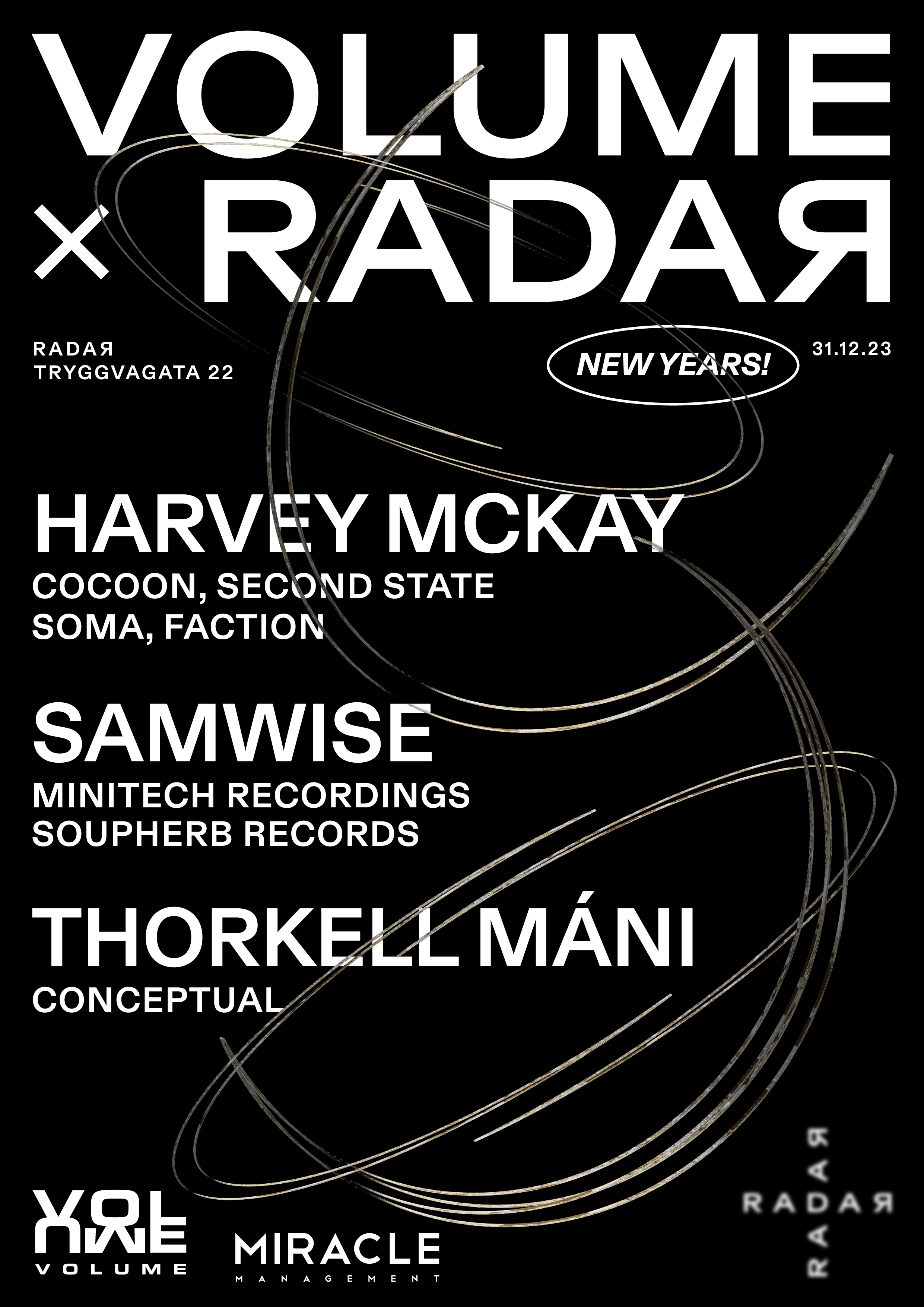 Volume x Radar - Harvey Mckay, Samwise, Thorkell Máni - Página frontal