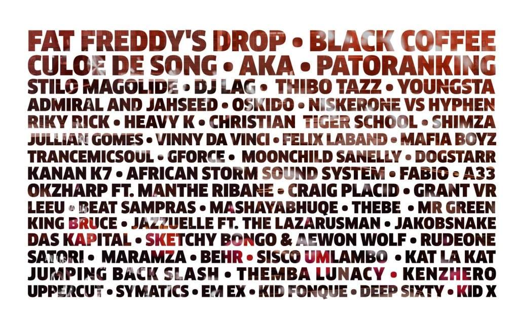 Red Bull Music Academy Weekender Johannesburg - Página trasera