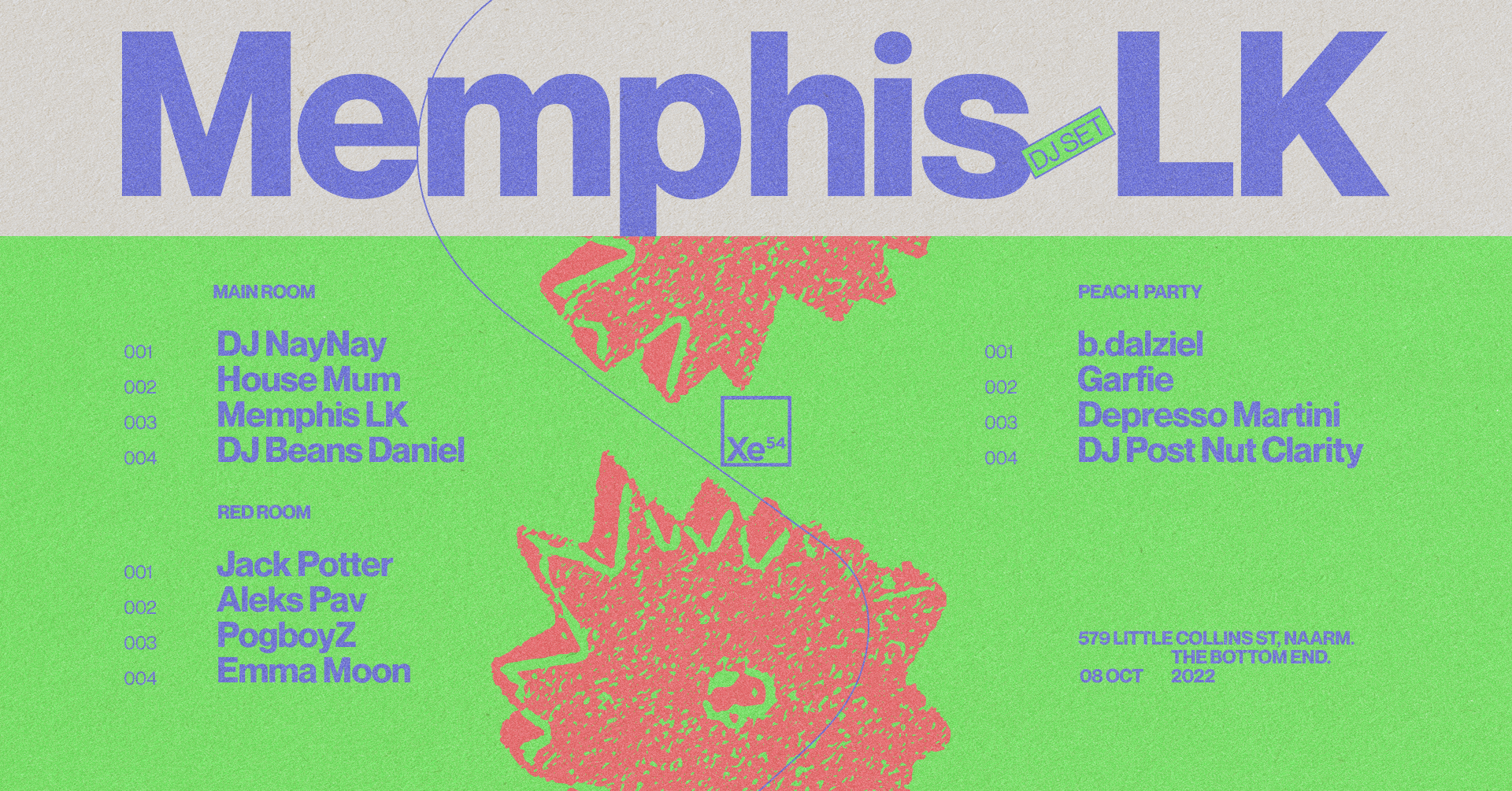 XE54 ▬ Memphis LK (DJ Set) - Página frontal