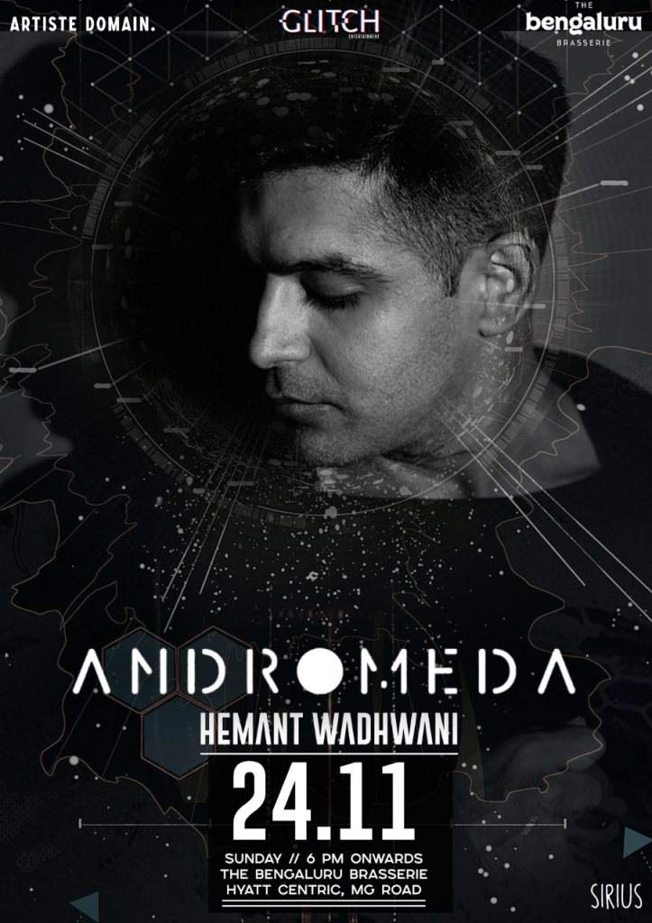 Andromeda feat. Hemant Wadhwani - フライヤー表