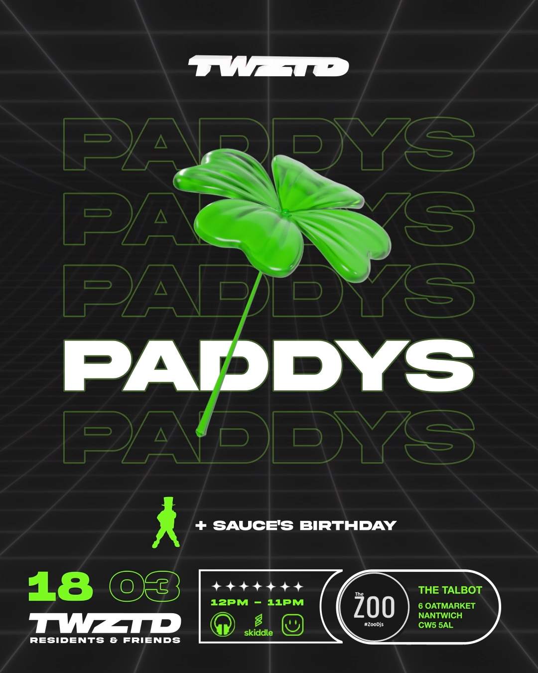 saint paddys day rave