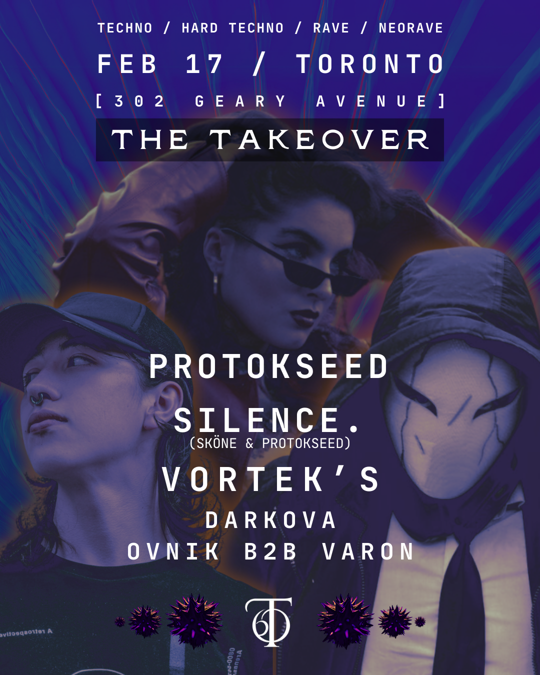 The Takeover: Vortek's / Protokseed / Sköne - Página trasera