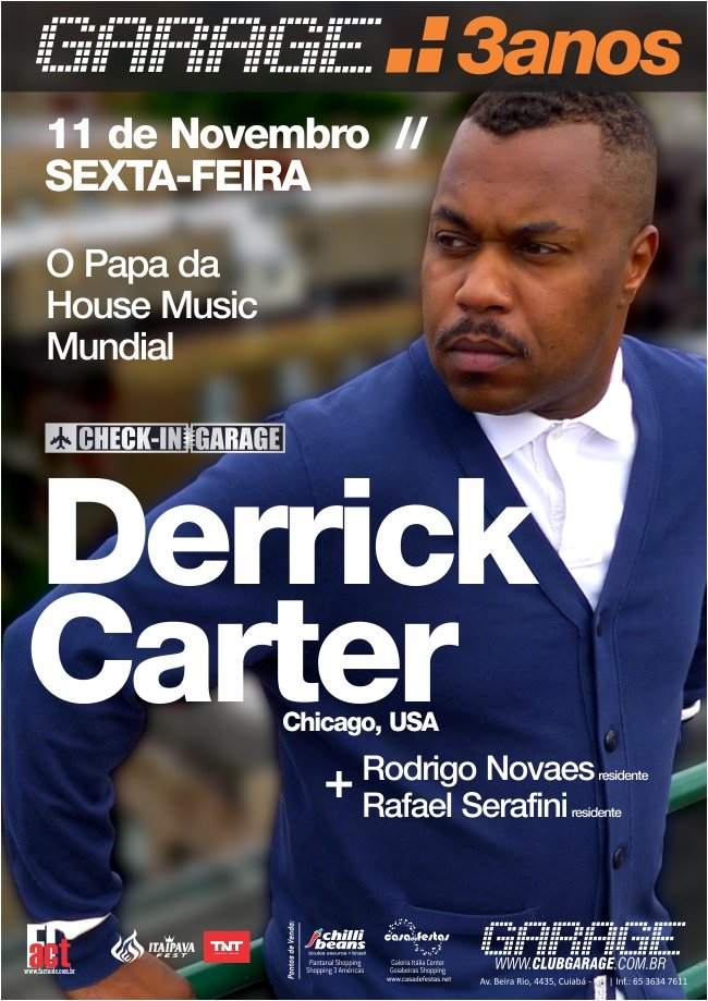 Check In with Derrick Carter - フライヤー表