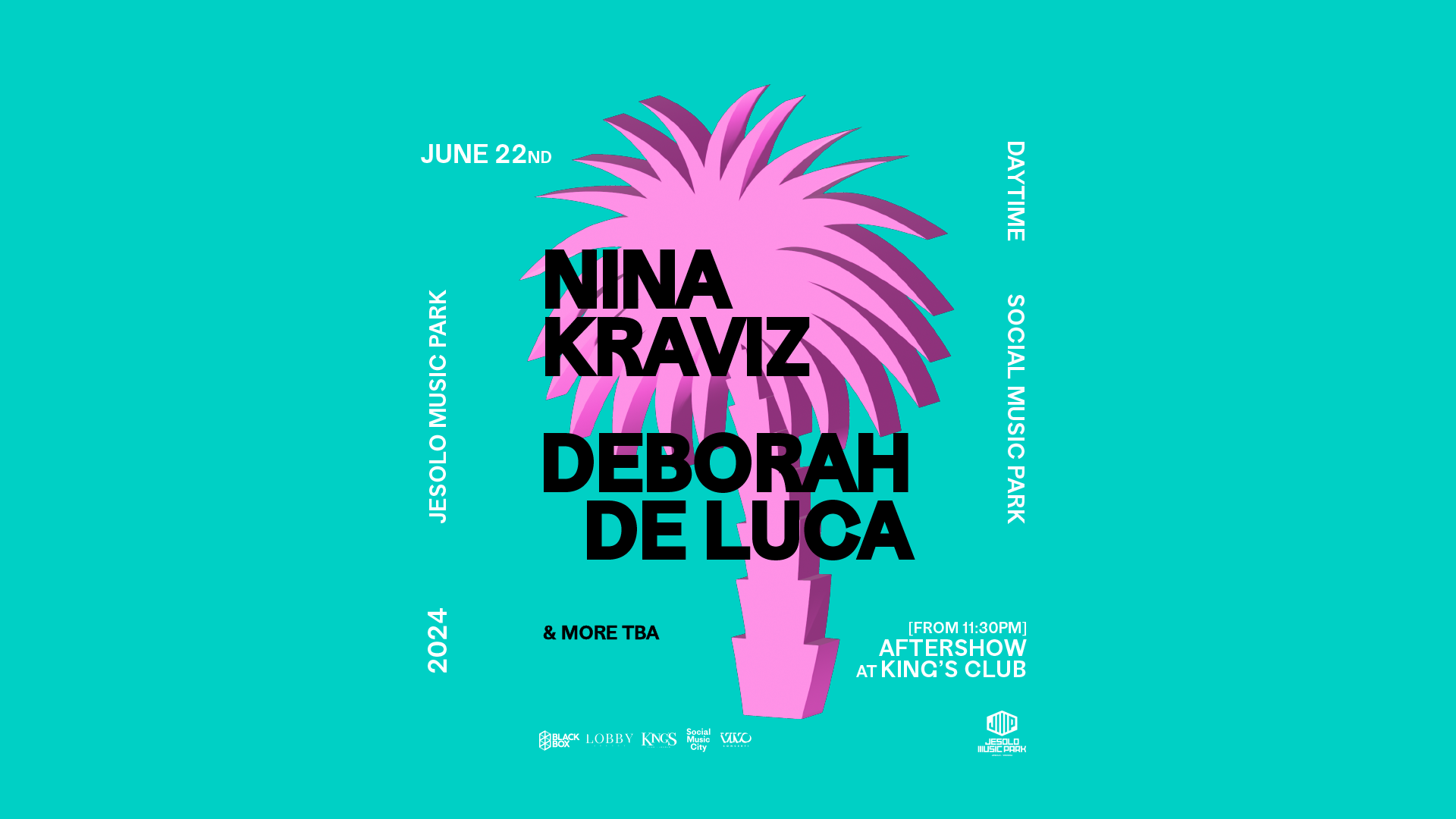 Social Music City and Jesolo Music Park - Nina Kraviz and Deborah De Luca - フライヤー表