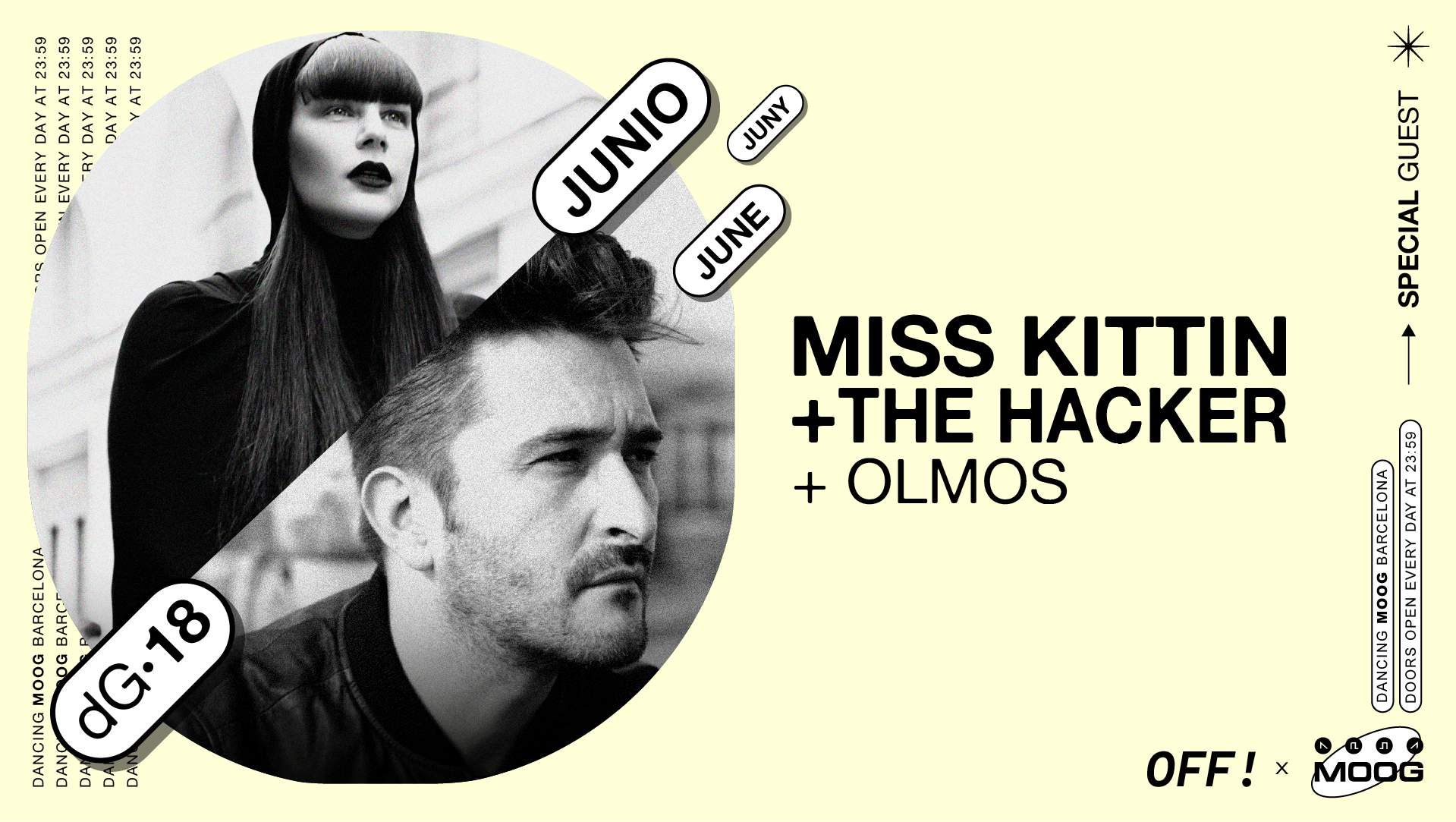 Miss Kittin + The Hacker + Olmos - Página frontal