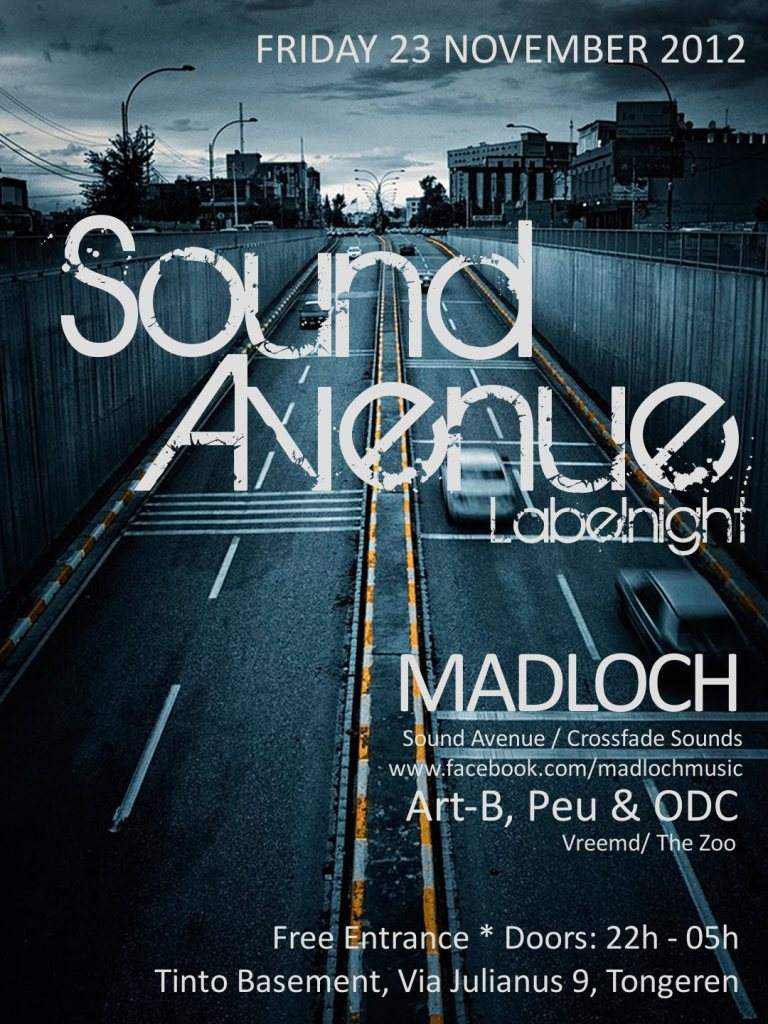 Sound Avenue Labelnight - Página frontal