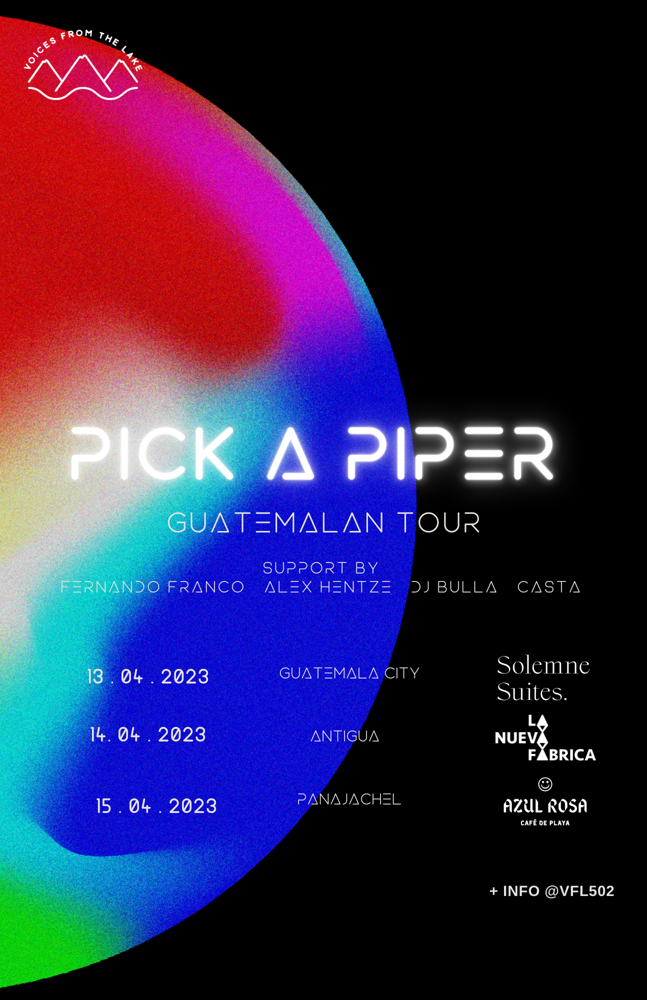 Pick a Piper & Friends at Panajachel - Página frontal