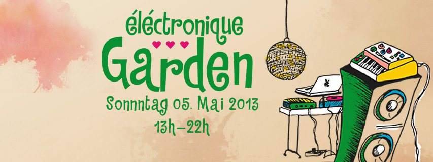 Electronique Garden Opening - フライヤー表