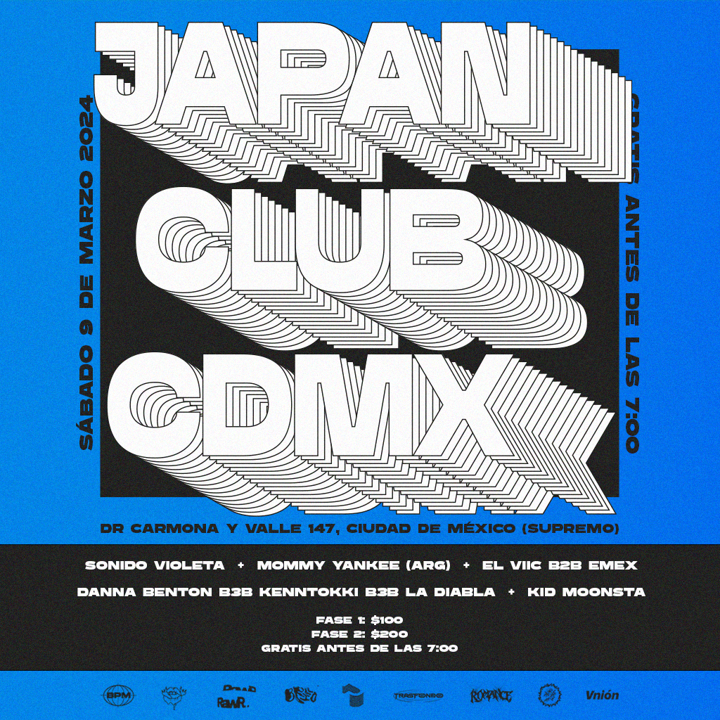 JAPAN CLUB NIGHT - Página trasera
