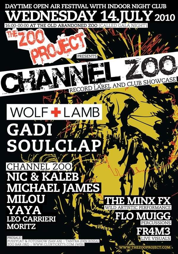 Channel Zoo presents Wolf+lamb & Soulclap - Página frontal