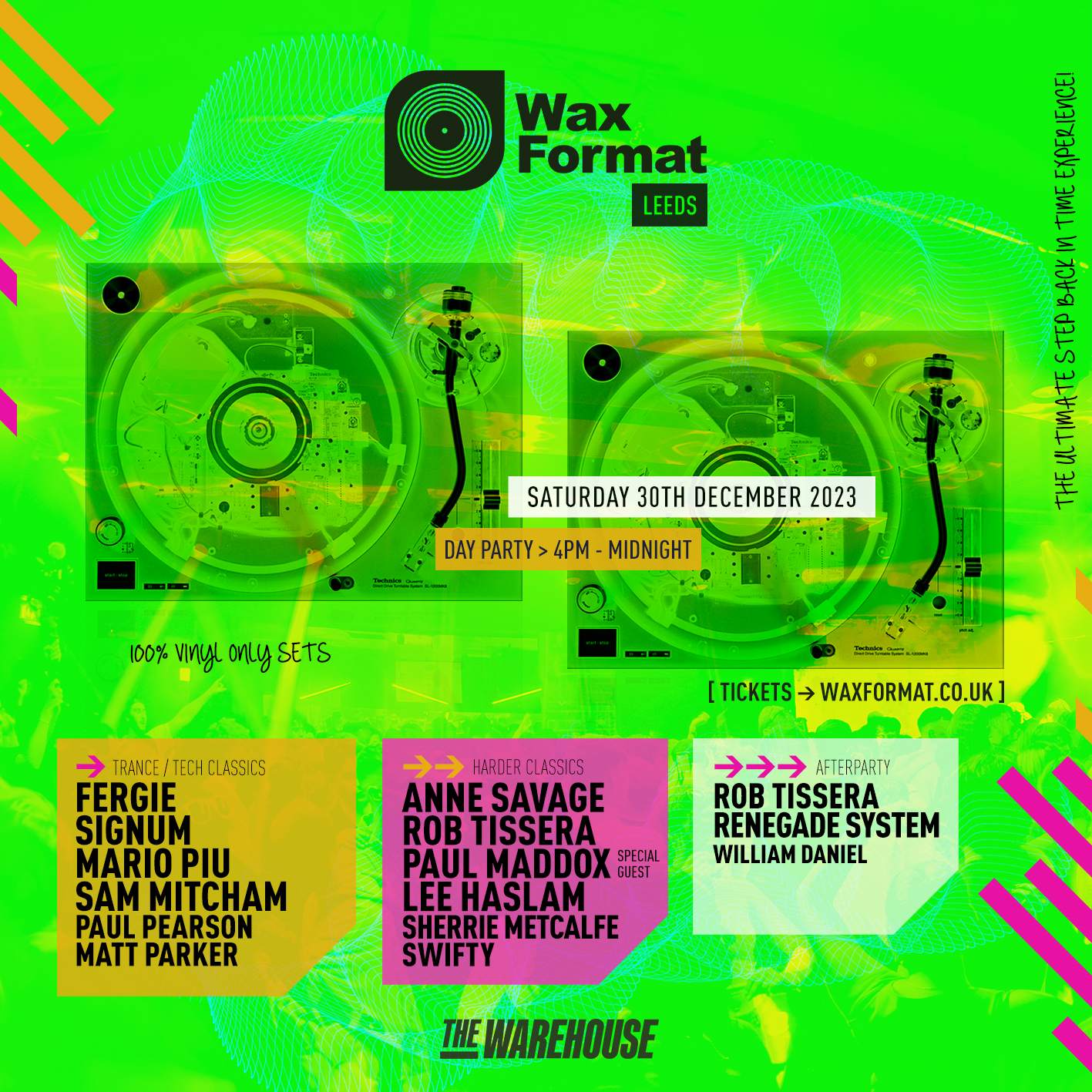 Wax Format Leeds - Página frontal