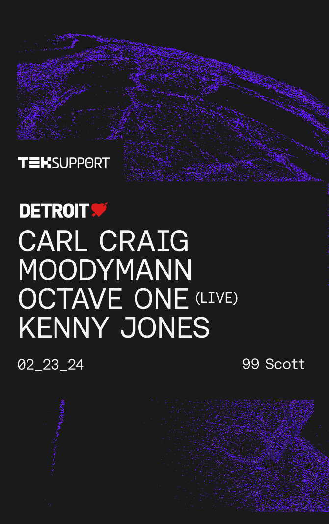 Teksupport: Detroit Love (SOLD OUT) - フライヤー表