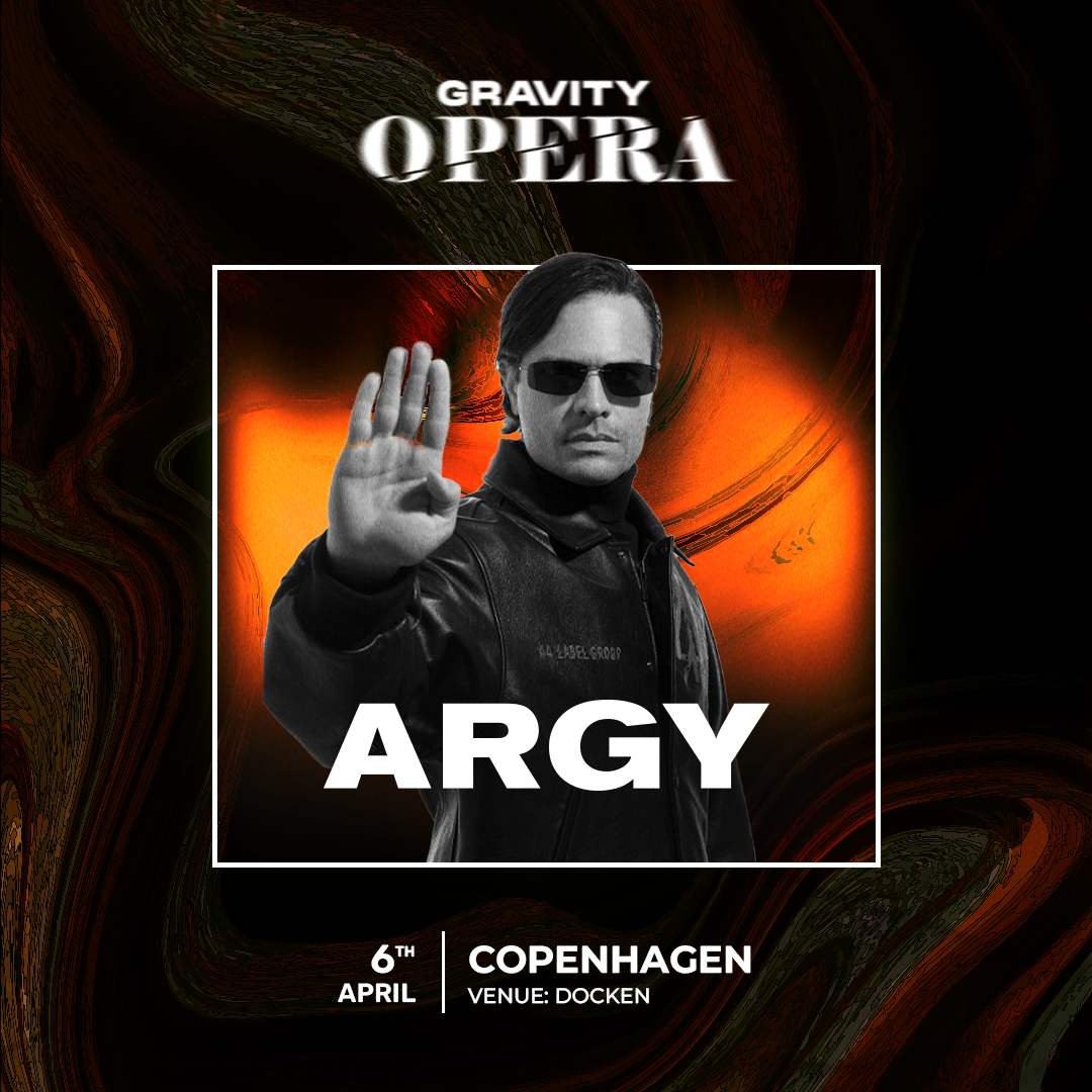 Gravity OPERA presents: Argy - Melodic Techno Rave pt.II - フライヤー表