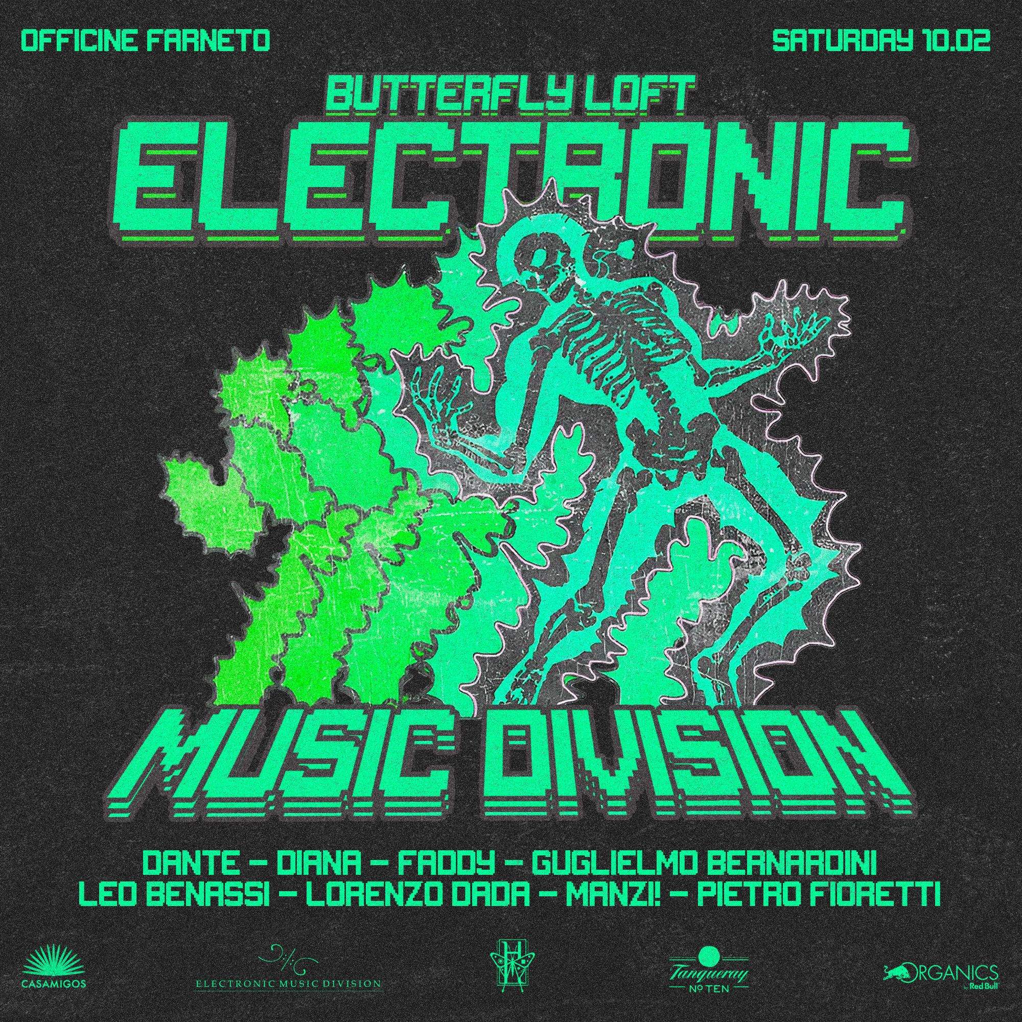 ELECTRONIC MUSIC DIVISION - Butterfly Loft - Página frontal