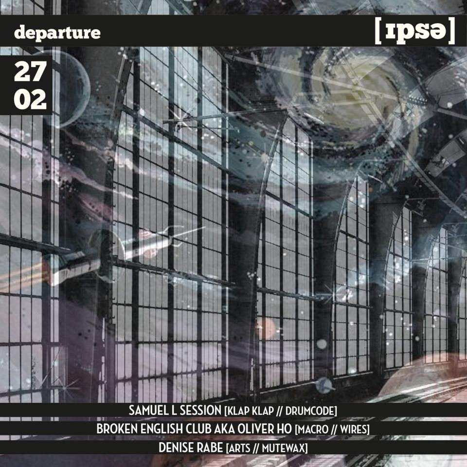 Departure with Samuel L. Session, Broken English Club aka Oliver Ho, Denise Rabe and More - Página frontal