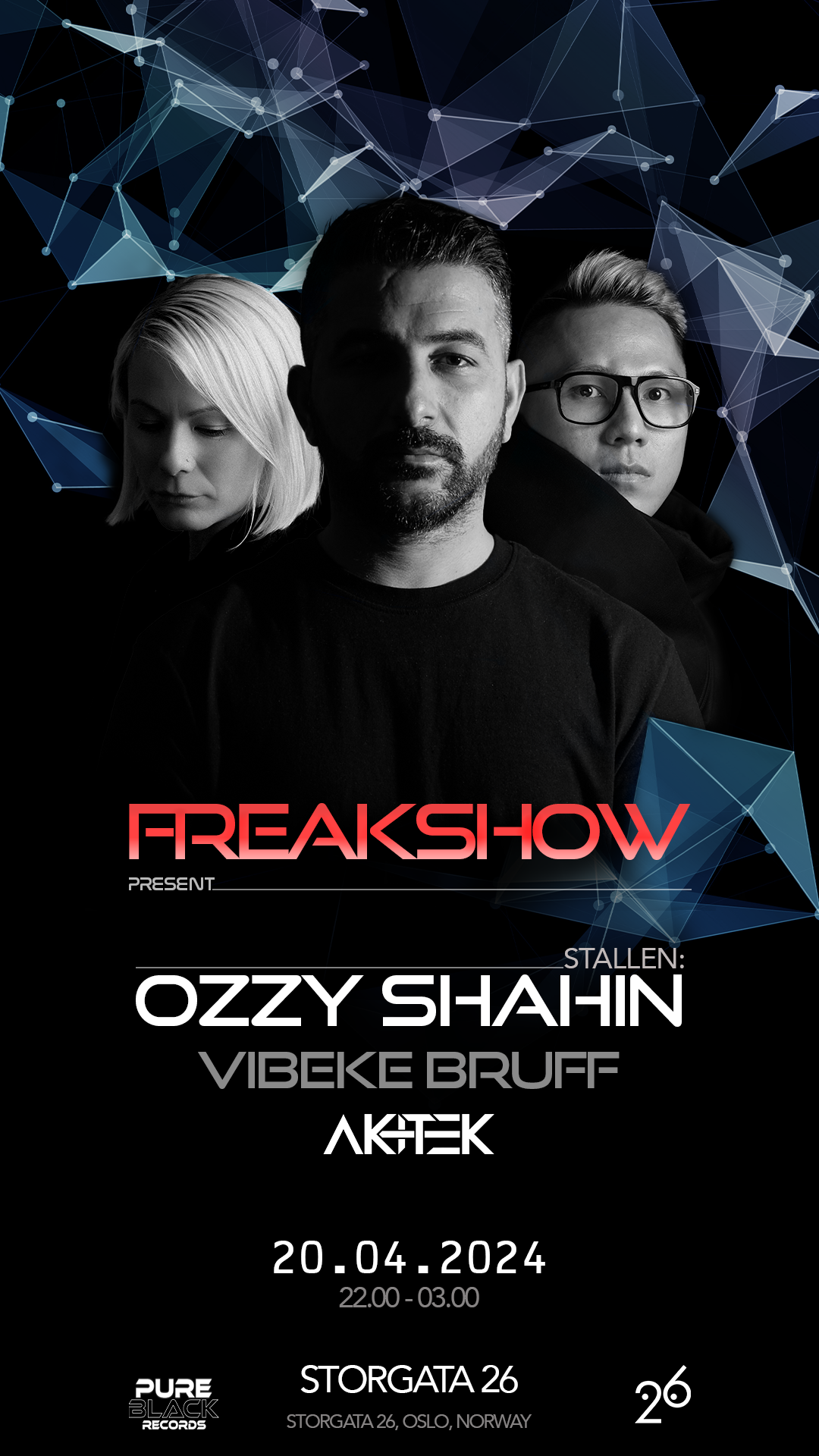 The Freakshow with Ozzy Sahin (Uk) - フライヤー表