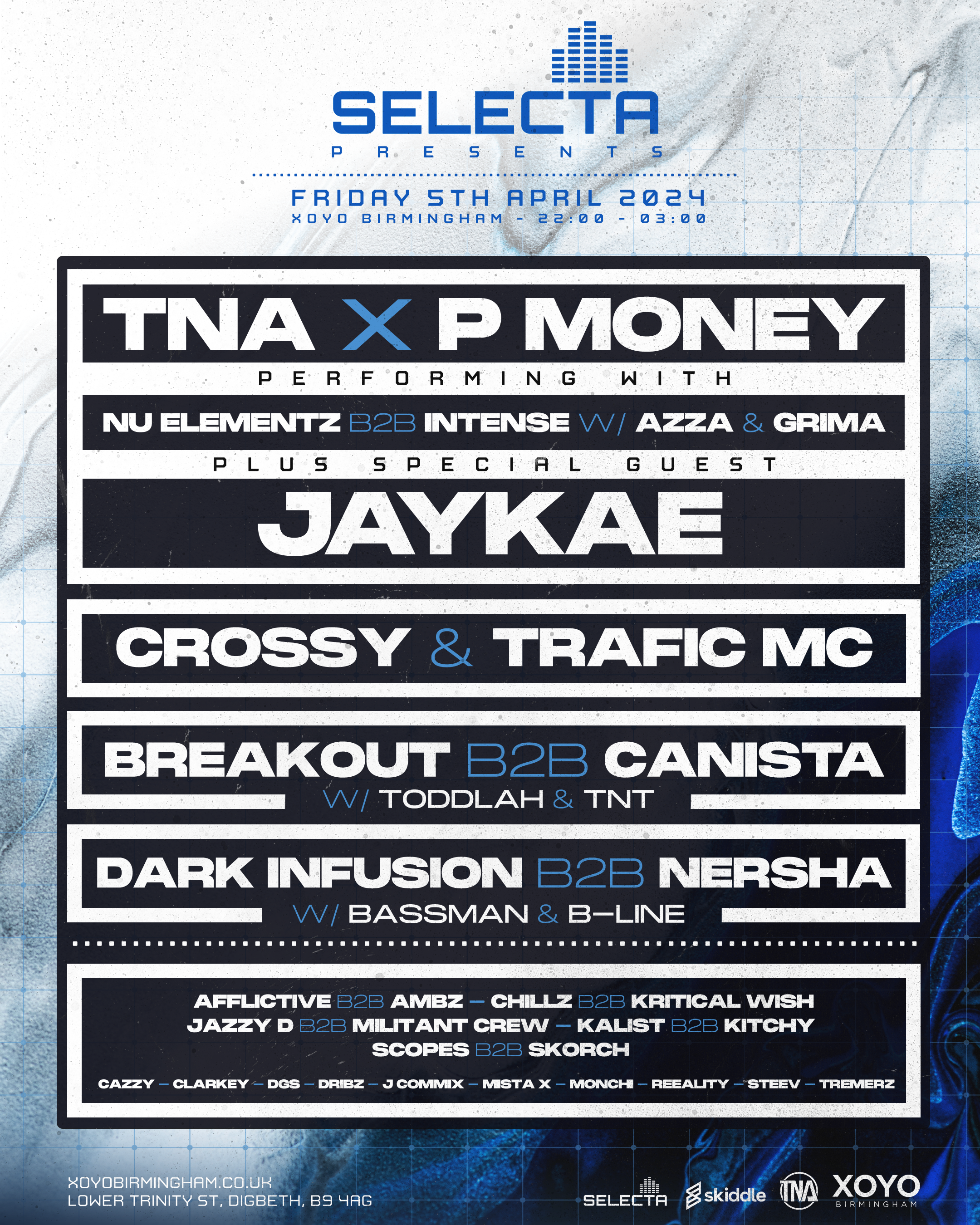 Selecta - TNA X P Money Ft. Special Guest Jaykae - Página frontal