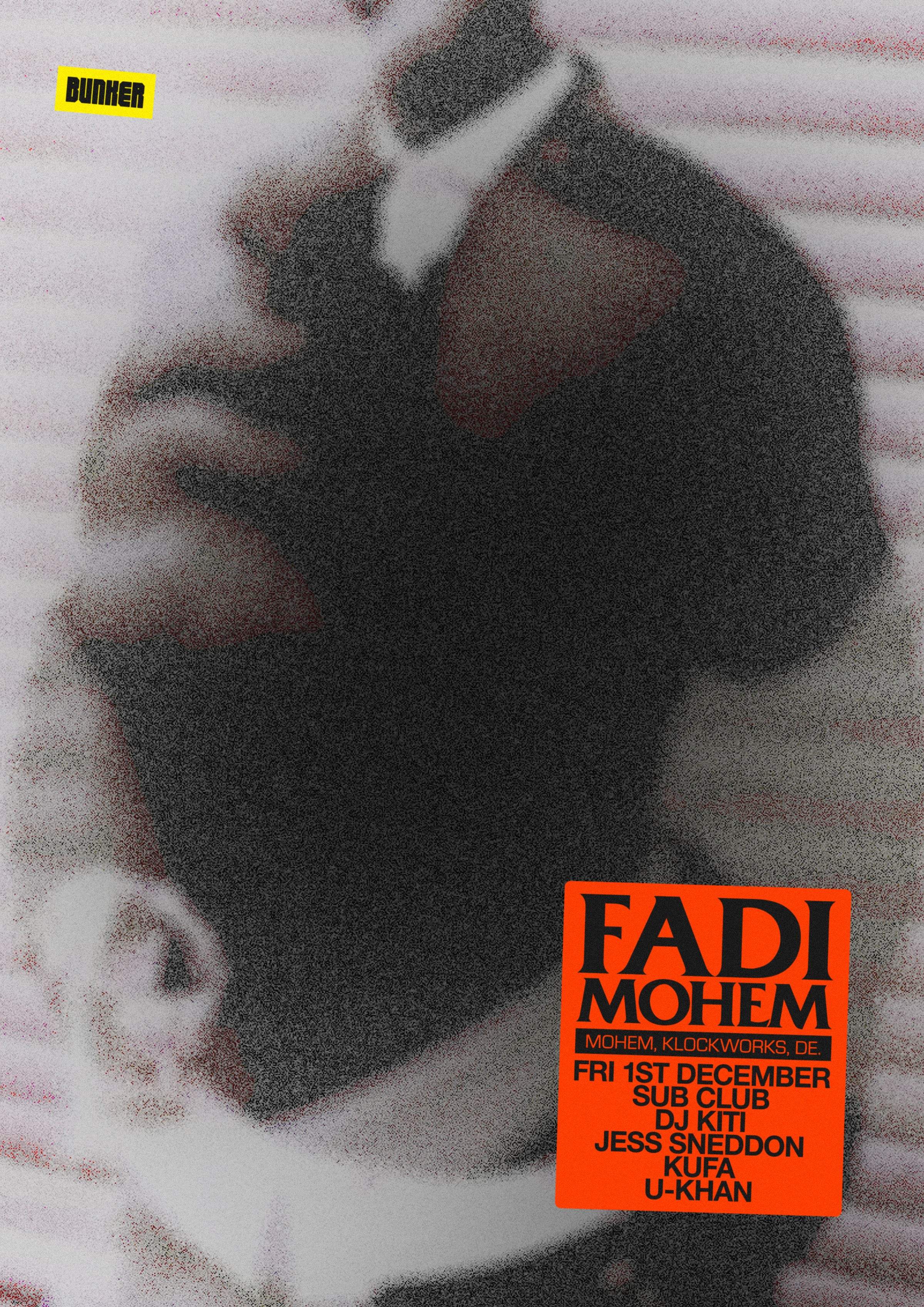Bunker presents Fadi Mohem - Página frontal