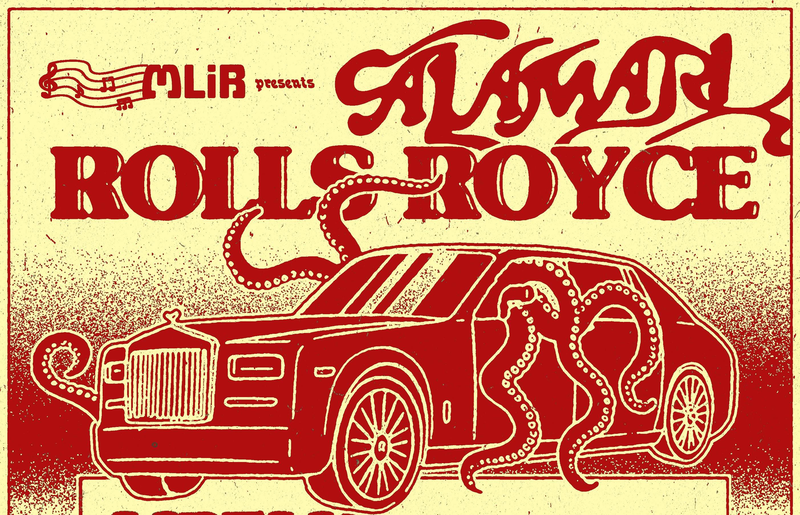 Calamari Rolls Royce with Jonny Rock - フライヤー表