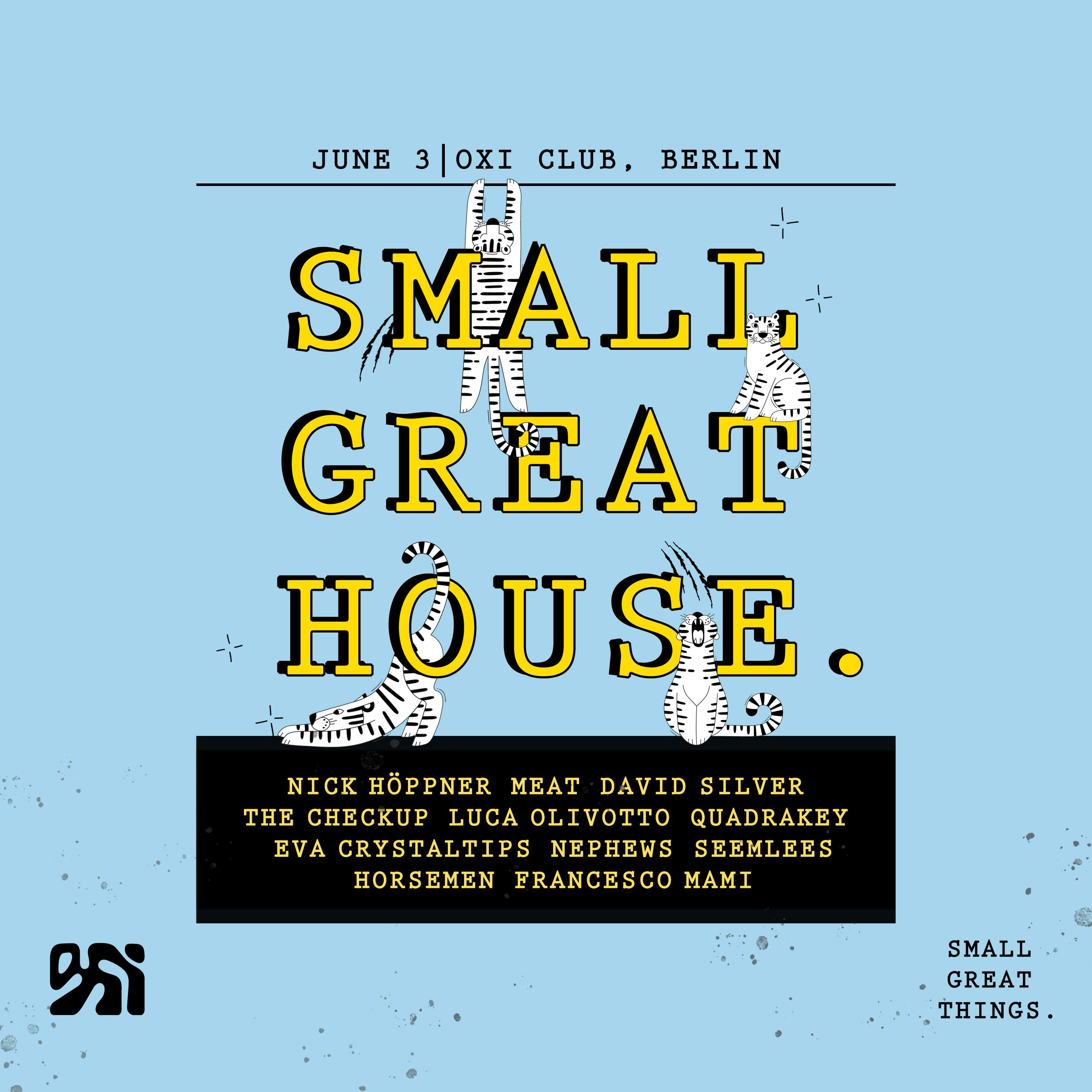 Small Great House (Small Great Things. OPEN AIR + INDOOR) - フライヤー裏