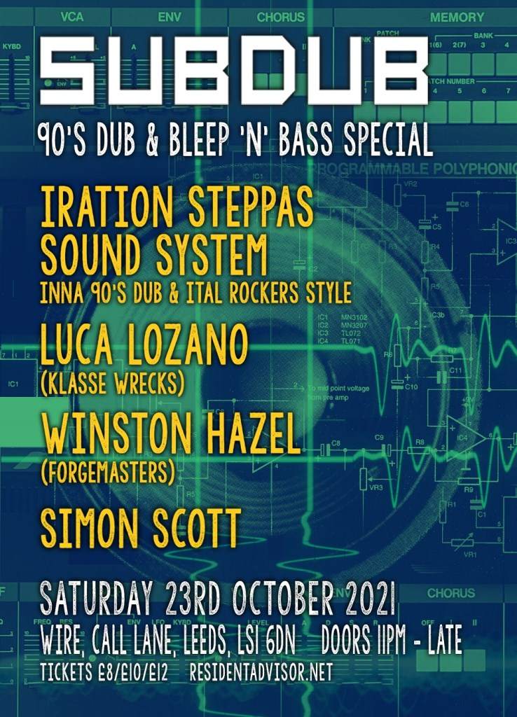 SUBDUB - 90's Dub & Bleep 'N' Bass Special - Iration Steppas, Luca ...
