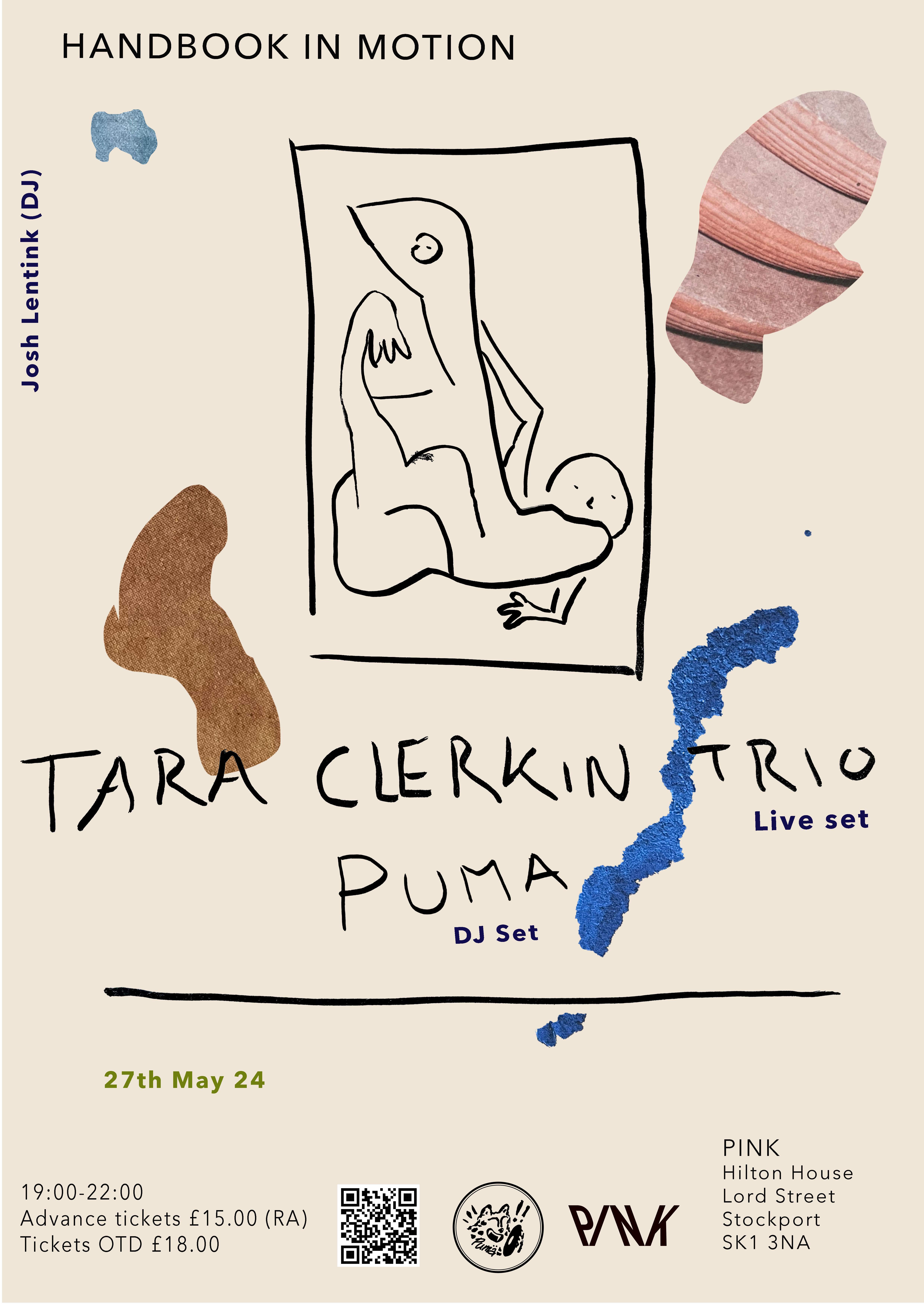 Handbook In Motion: Tara Clerkin Trio - フライヤー表