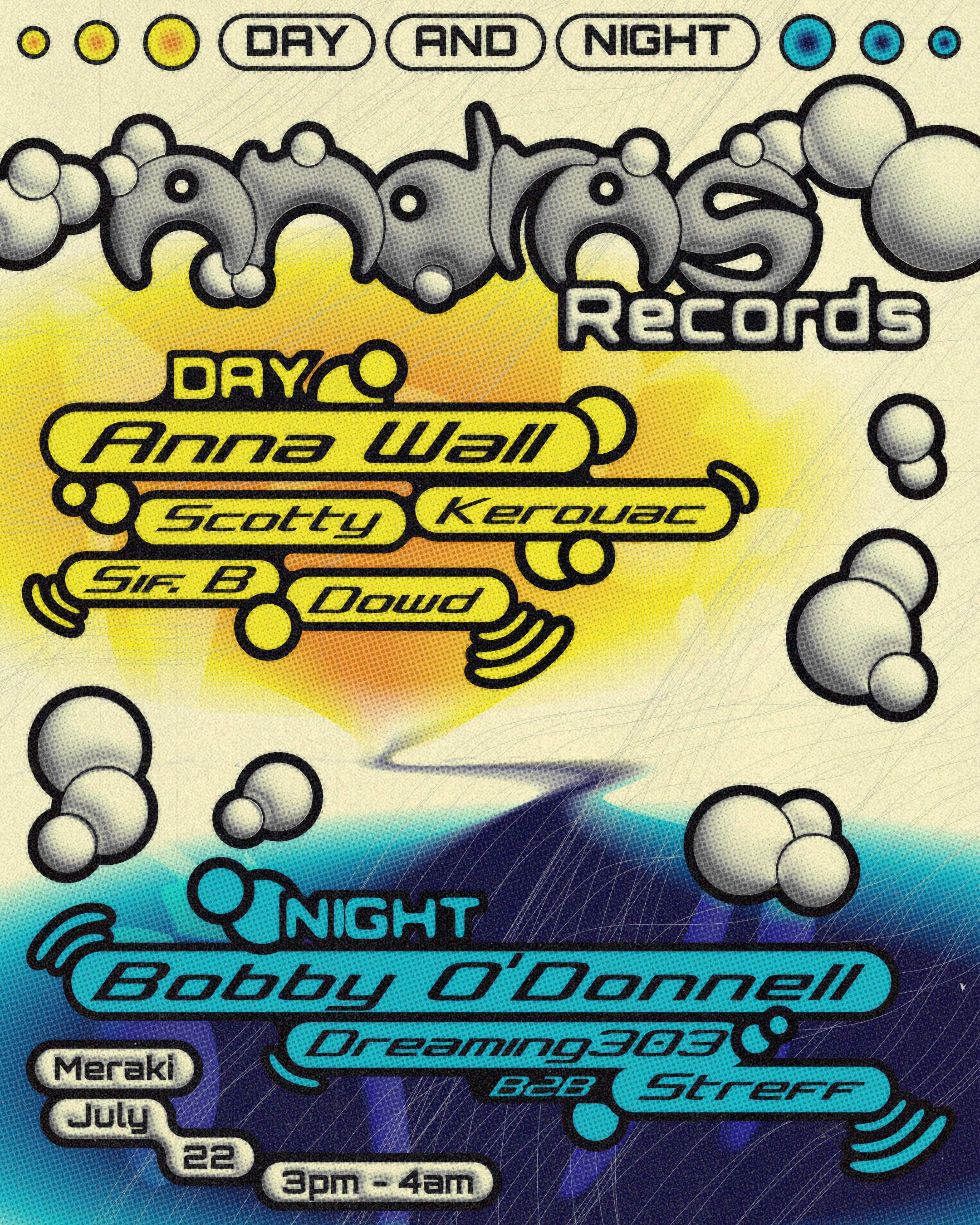ANDRAS Records Day & Night Party - フライヤー表