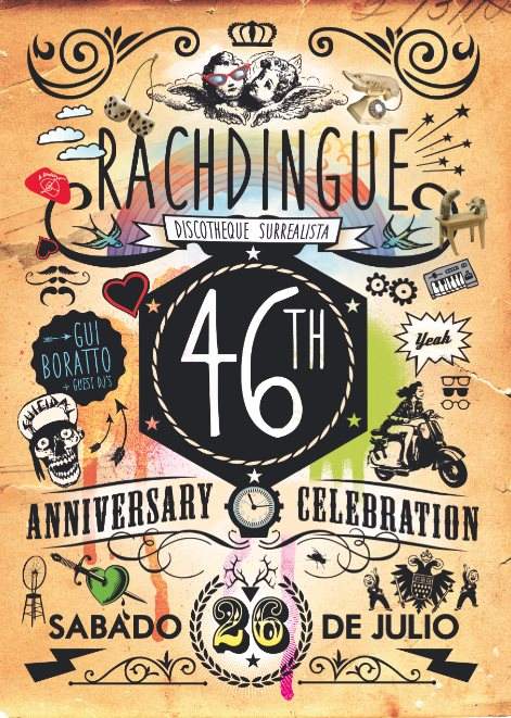 Rachdingue 46 Years Anniversary - Página frontal