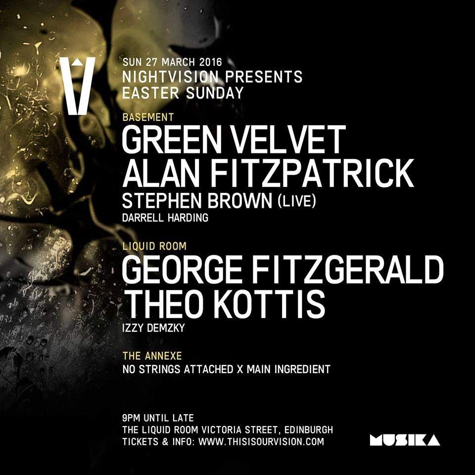 Nightvision presents Green Velvet, Alan Fitzpatrick, George Fitzgerald - Página frontal