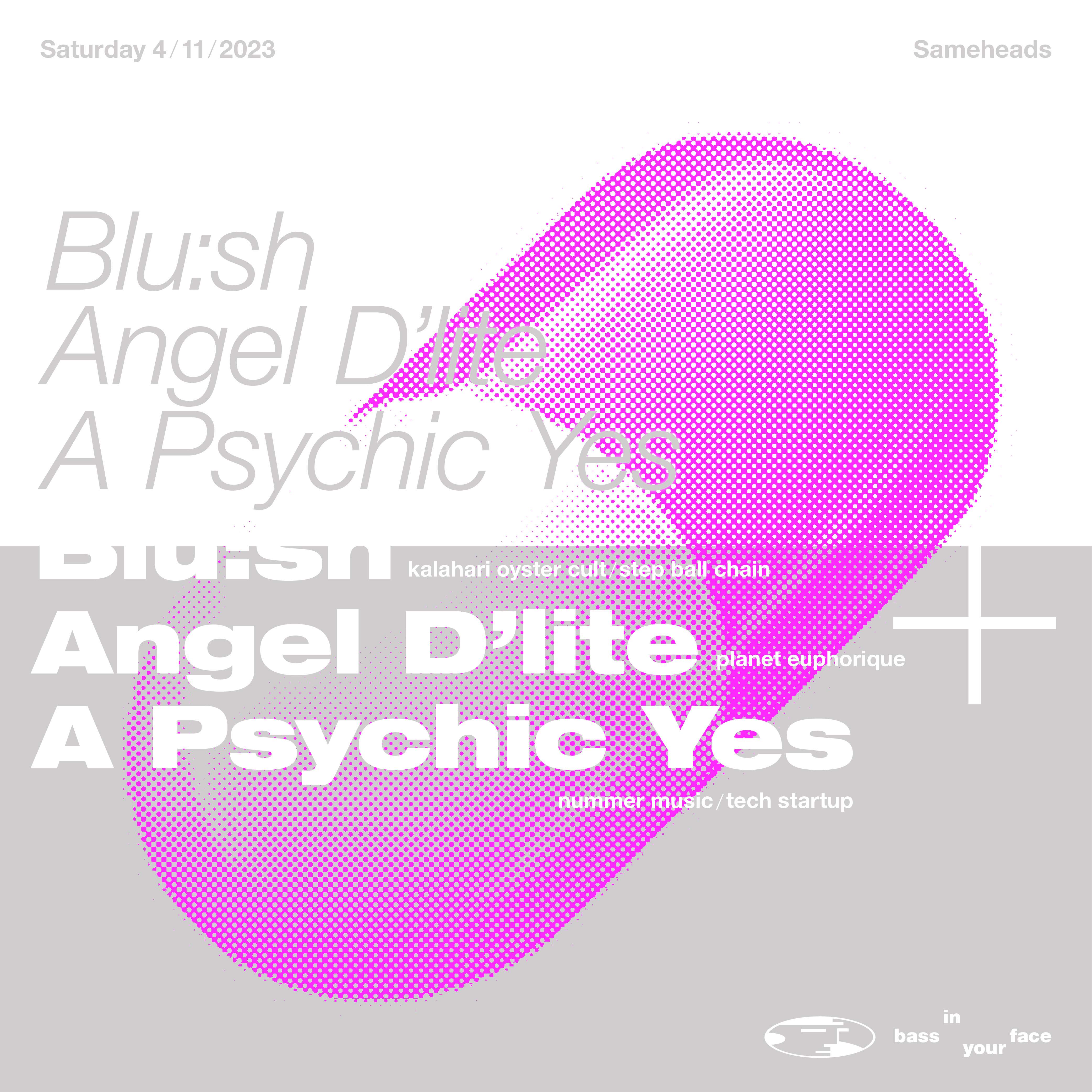 Banlieue Records with Angel D'lite, Blu:sh & A Psychic Yes - Página frontal