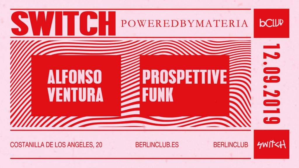 SWITCH by Alfonso Ventura & Prospettive Funk - Página frontal