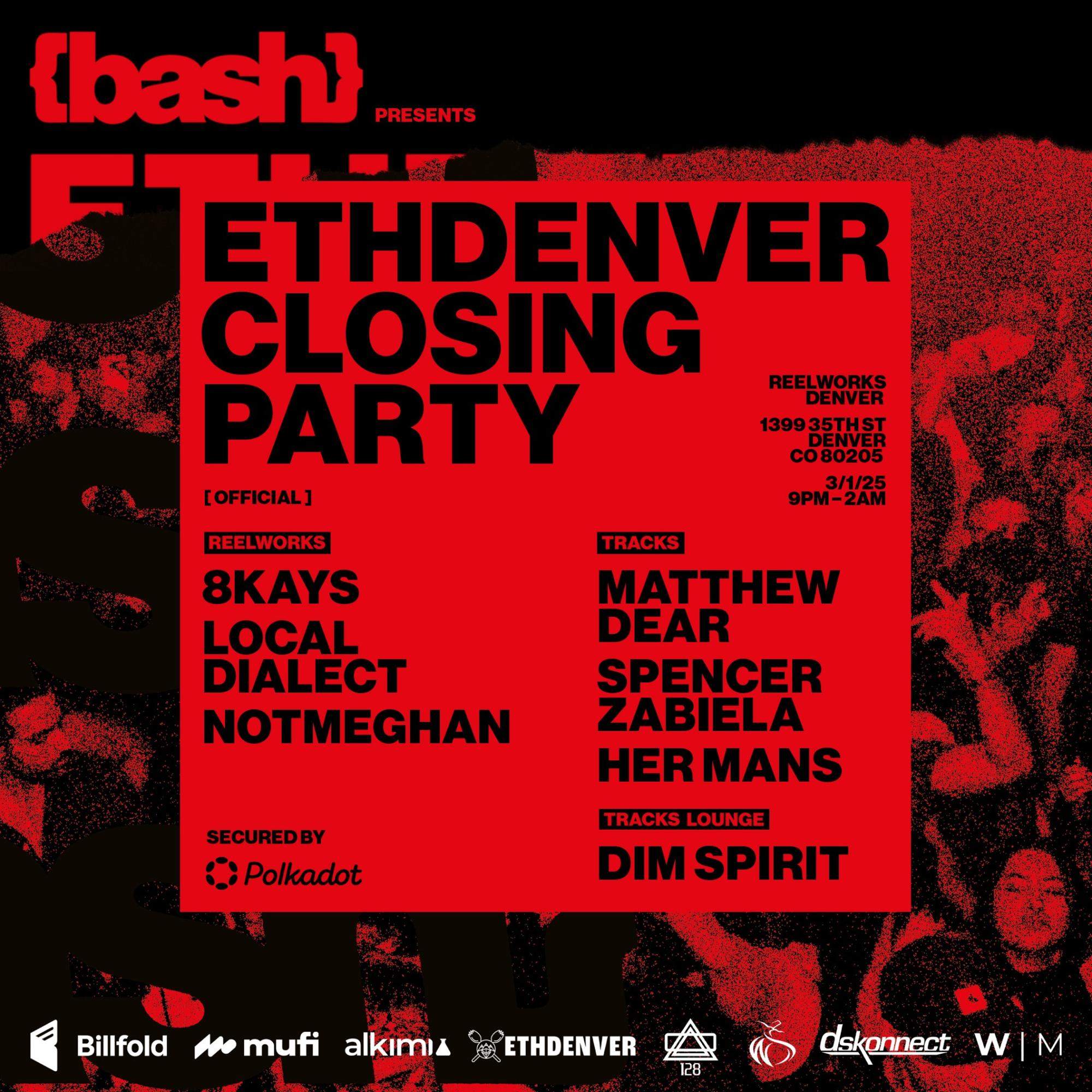  bash 8kays matthew dear local dialect spencer zabiela at