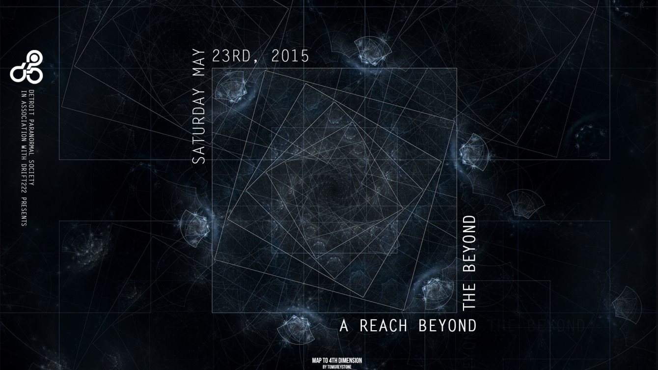A Reach Beyond the Beyond™ with Deepchord (Echospace) Live, Brendon Moeller Live, and Many More - Página frontal