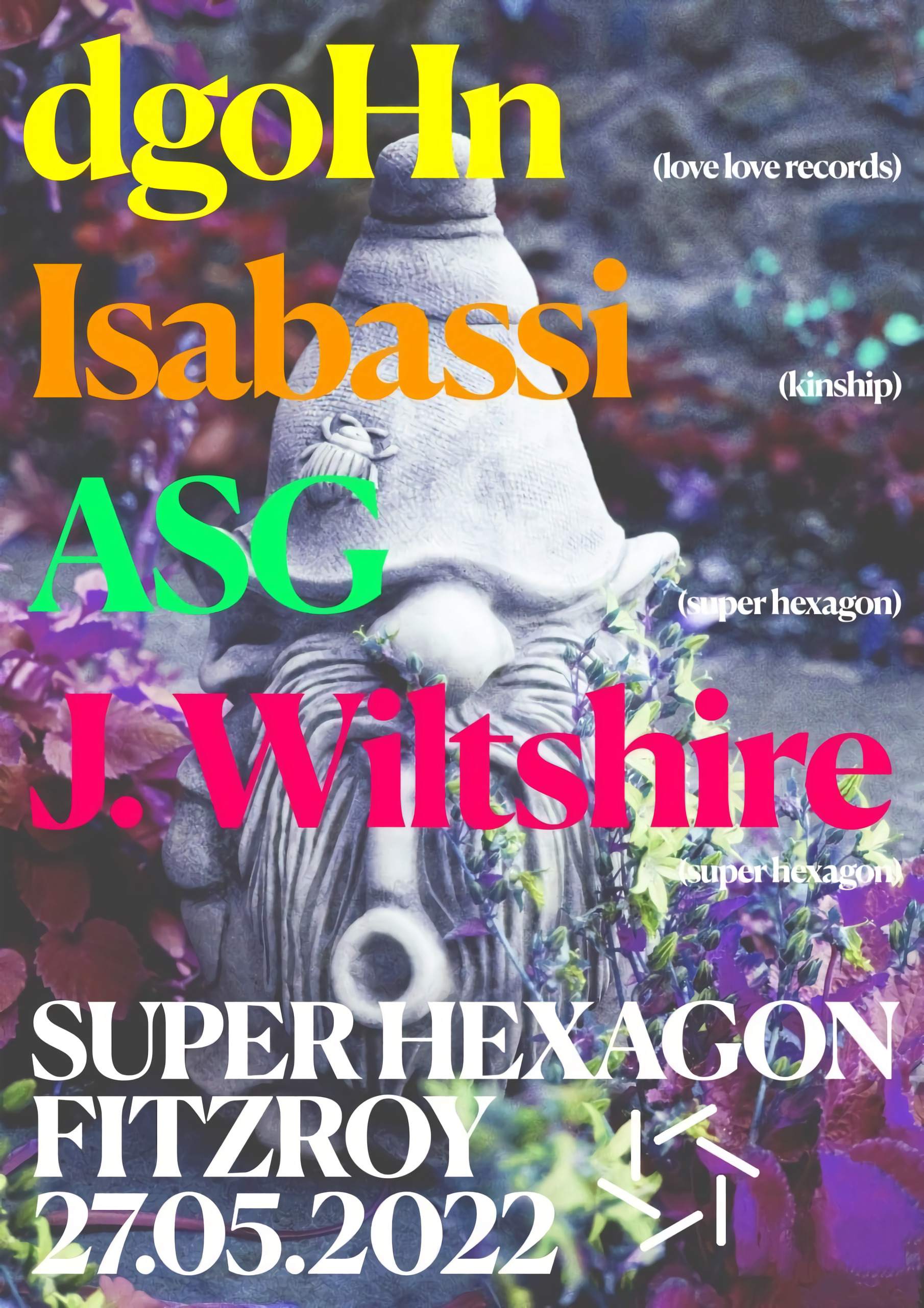 Super Hexagon with dgoHn (Live), Isabassi, ASG + J.Wiltshire - Página frontal