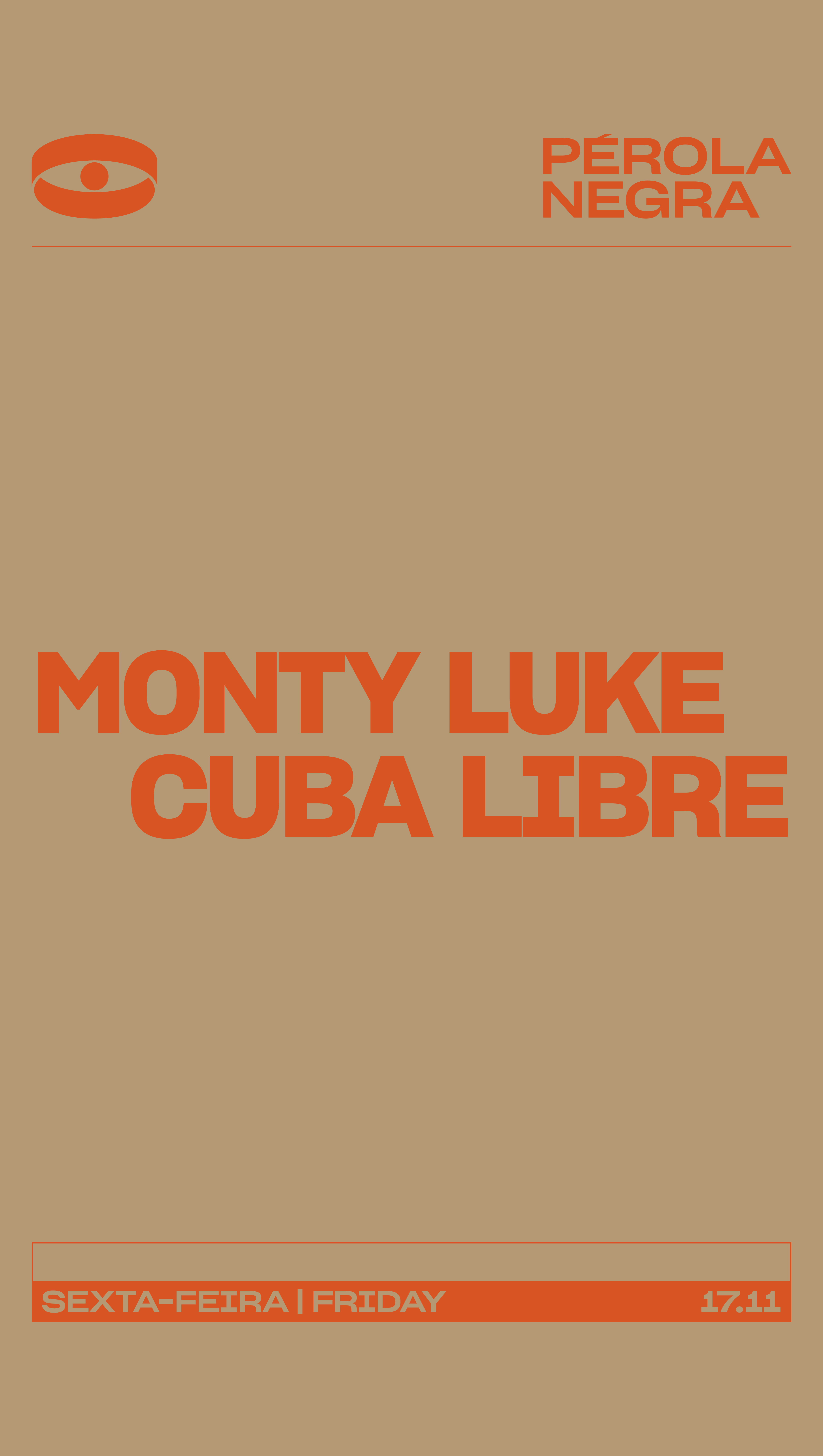 Monty Luke - フライヤー表