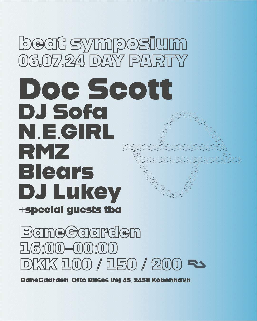 beat symposium: Day Party with Doc Scott & DJ Sofa - フライヤー表