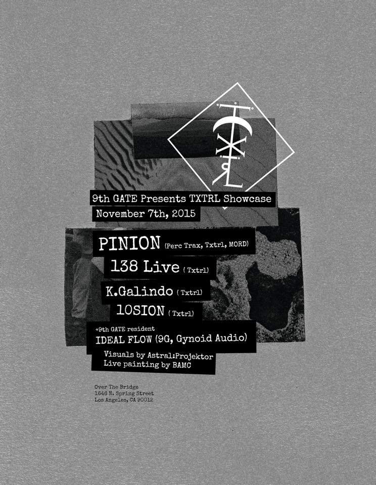 9th Gate presents_ Txtrl Label Night - Página frontal
