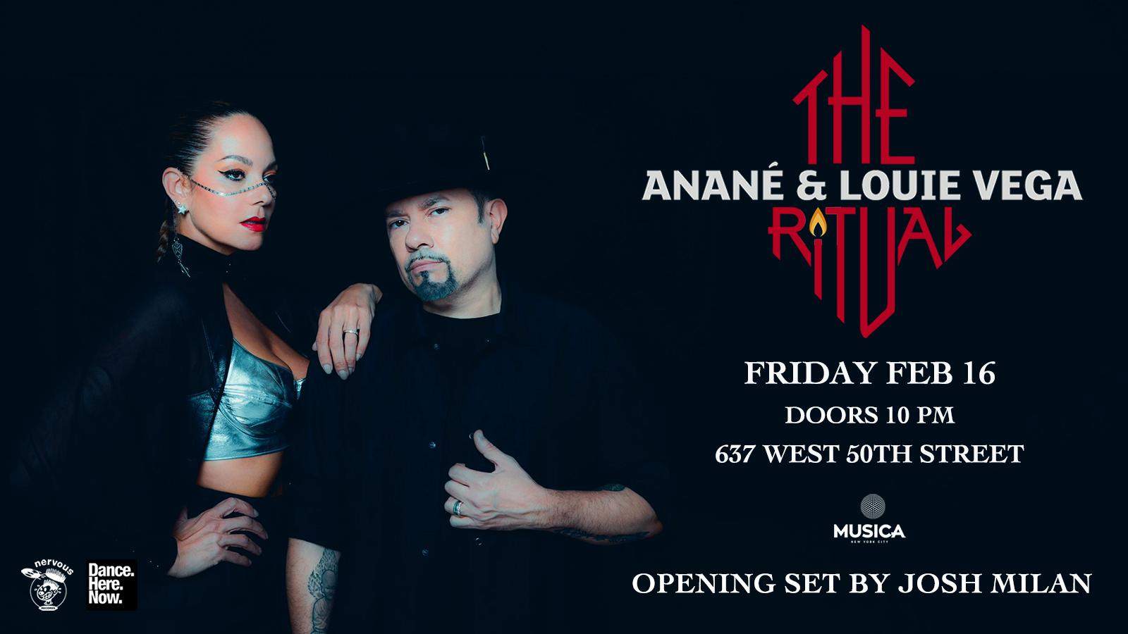 The Ritual with Anané & Louie Vega - Holiday Weekend Launch - Página frontal