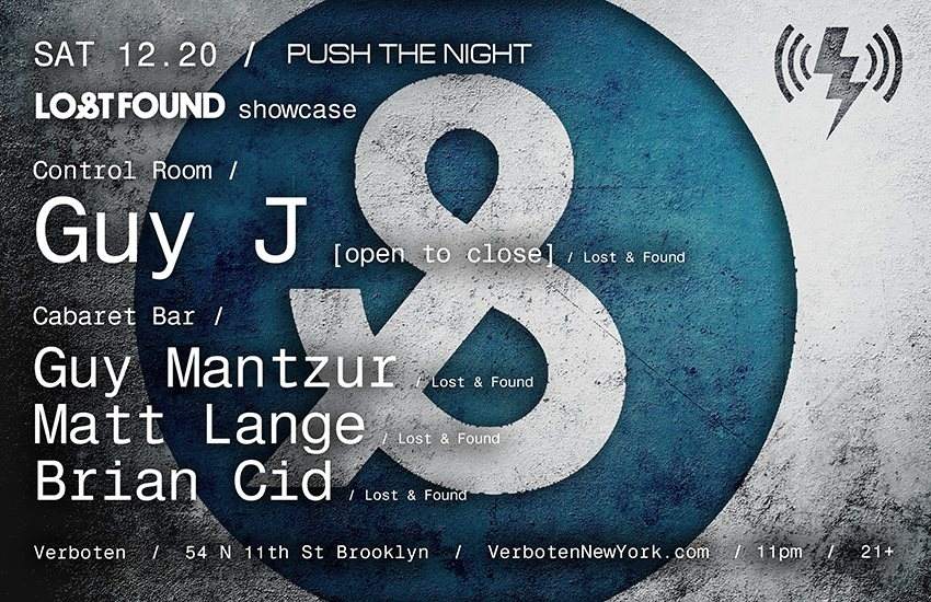 Push The Night: Guy J [open to close] + Guy Mantzur / Matt Lange / Brian Cid - Página frontal