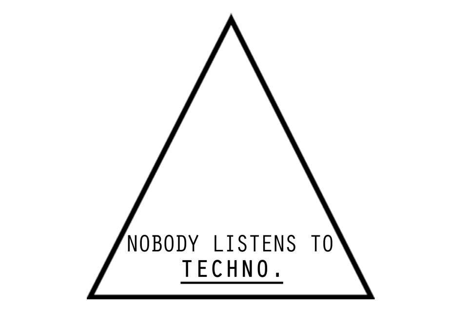 Nobody Listens to Techno Pres The Underground Orang Utans - フライヤー裏