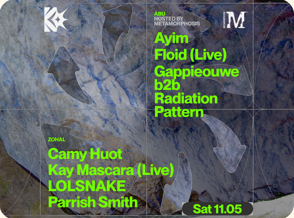 KABUL à GoGo & Metamorphosis ✧ Club Night ✧ LOLSNAKE ✦ Parrish Smith ✦ Floid (live) & may more - フライヤー表