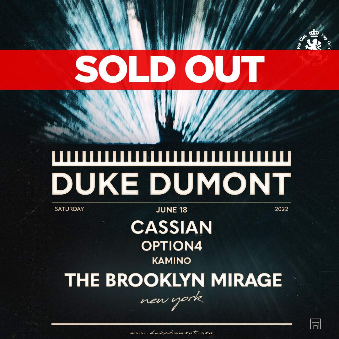 Duke Dumont at The Brooklyn Mirage - Página frontal