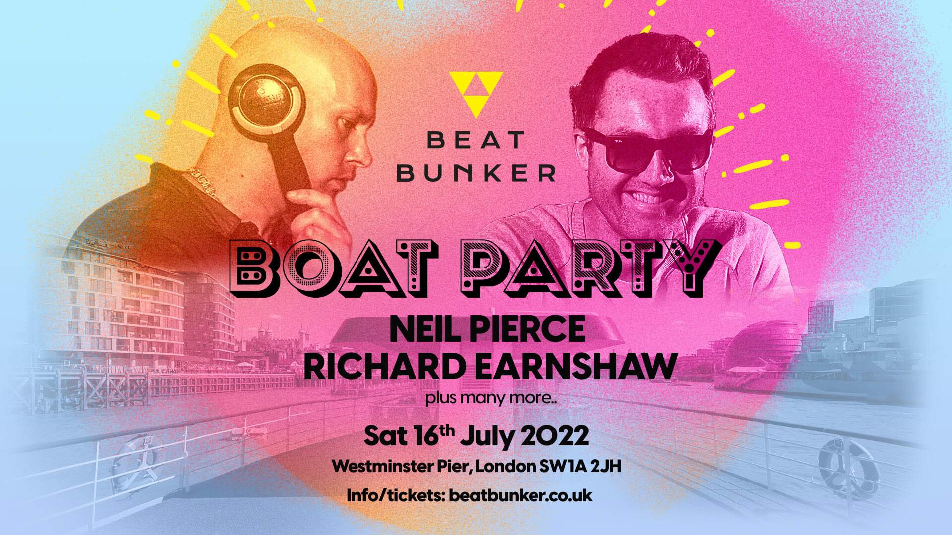 Beat Bunker Summer Boat Party 2022 - フライヤー表