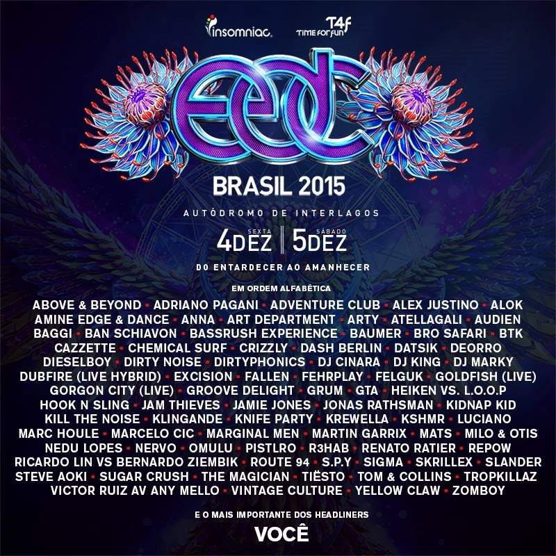 EDC Brasil 2015 - Página frontal