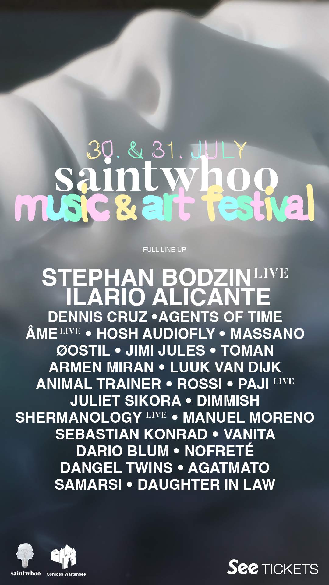 saintwhoo - Music & Art Festival 2022 - フライヤー表