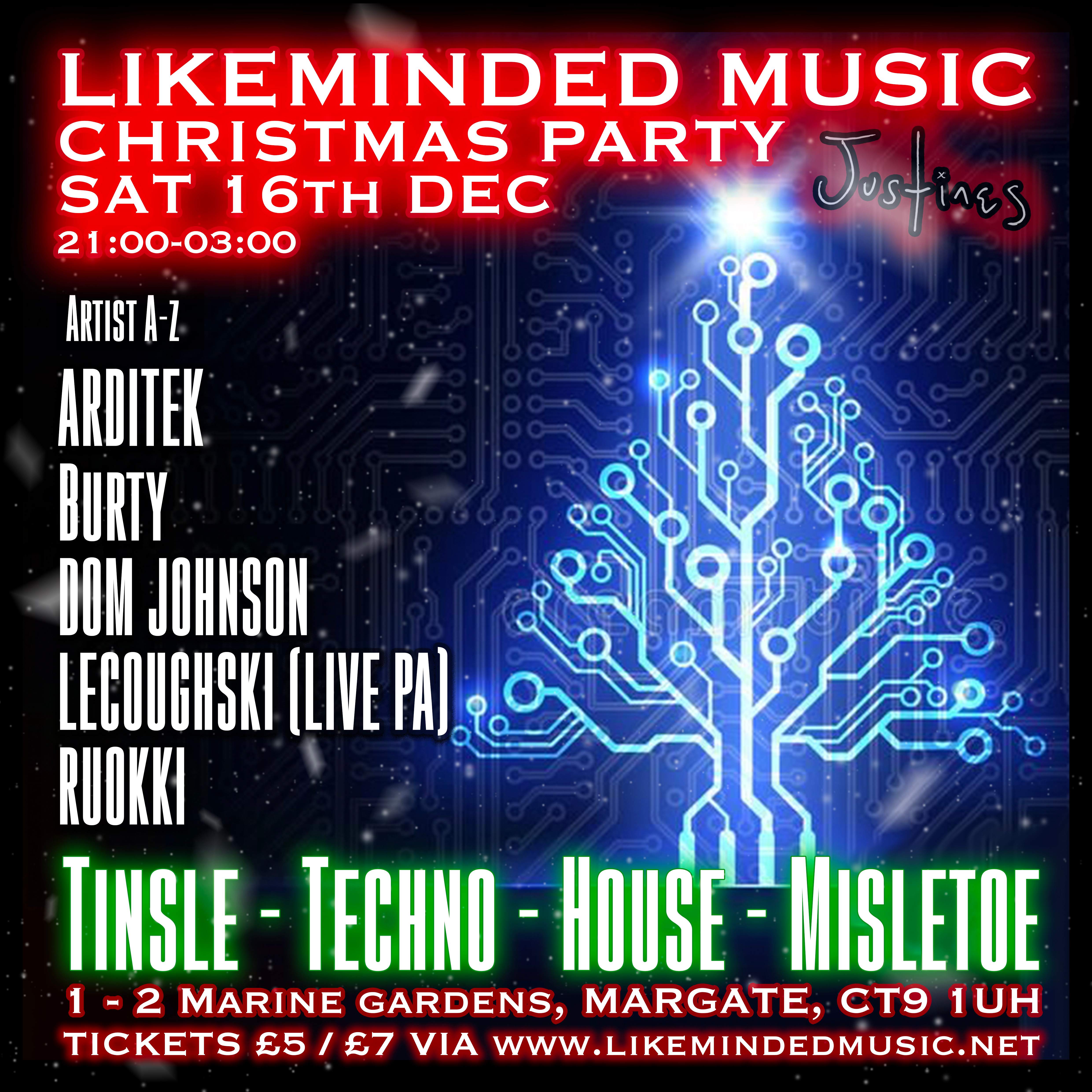Likeminded Christmas Party - フライヤー表