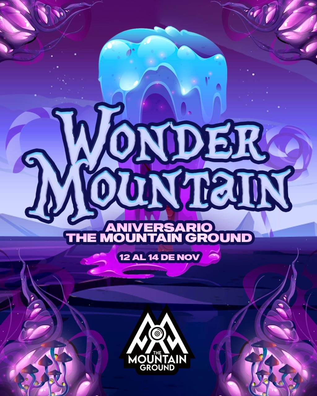 Wonder Mountain Techno - フライヤー表