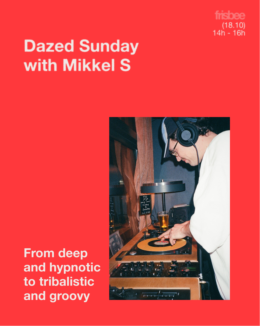 Dazed Sunday with Mikkel S at Frisbee, Copenhagen