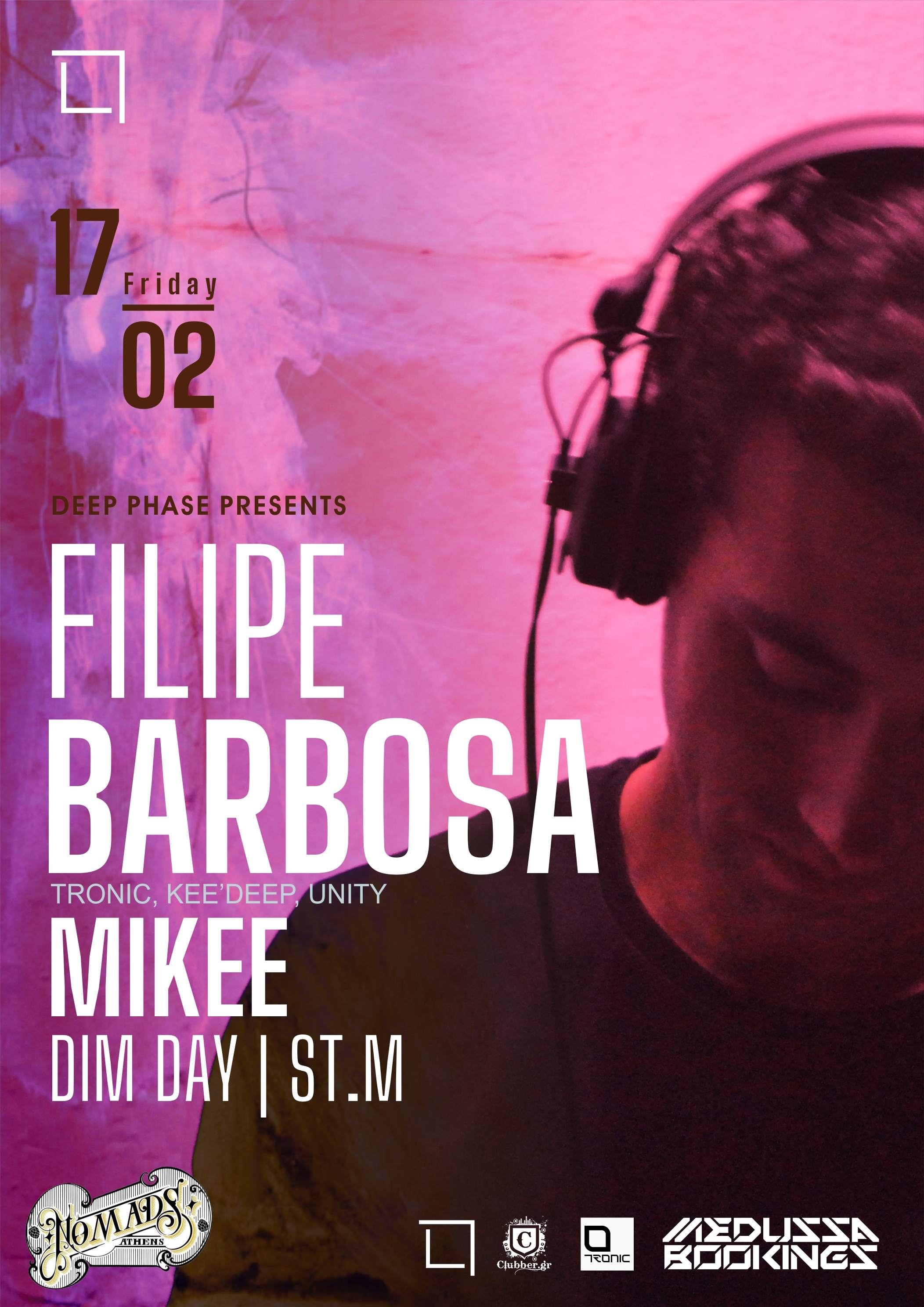DEEP PHASE with Filipe Barbosa - MIKEE - DIM DAY - ST.M at NOMADS - Página trasera
