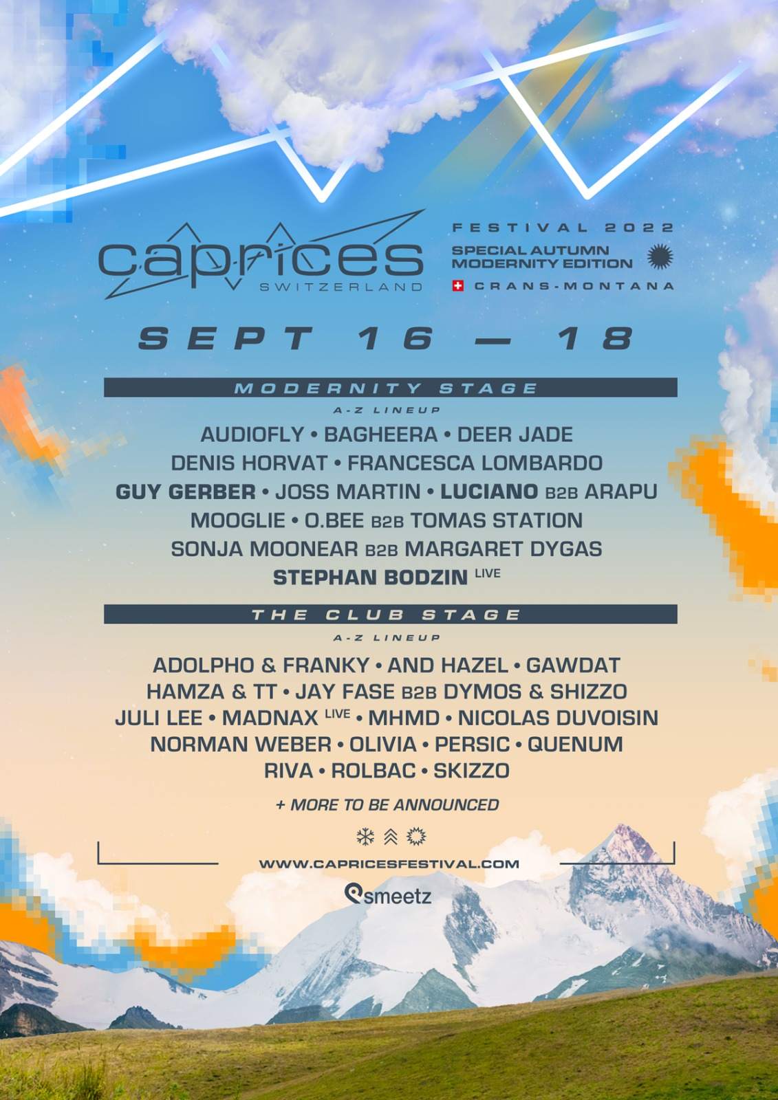Caprices Festival 2022 - Special Autumn Modernity Edition - Página frontal